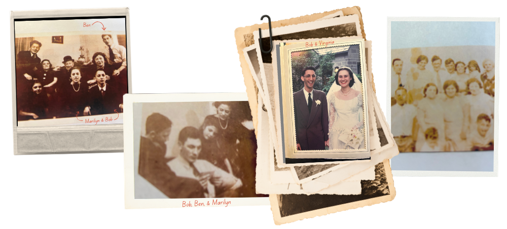 Meg Rosenberg family photos A selection of vintage family photos from the scrapbooks of JFS donor Meg Rosenberg.
